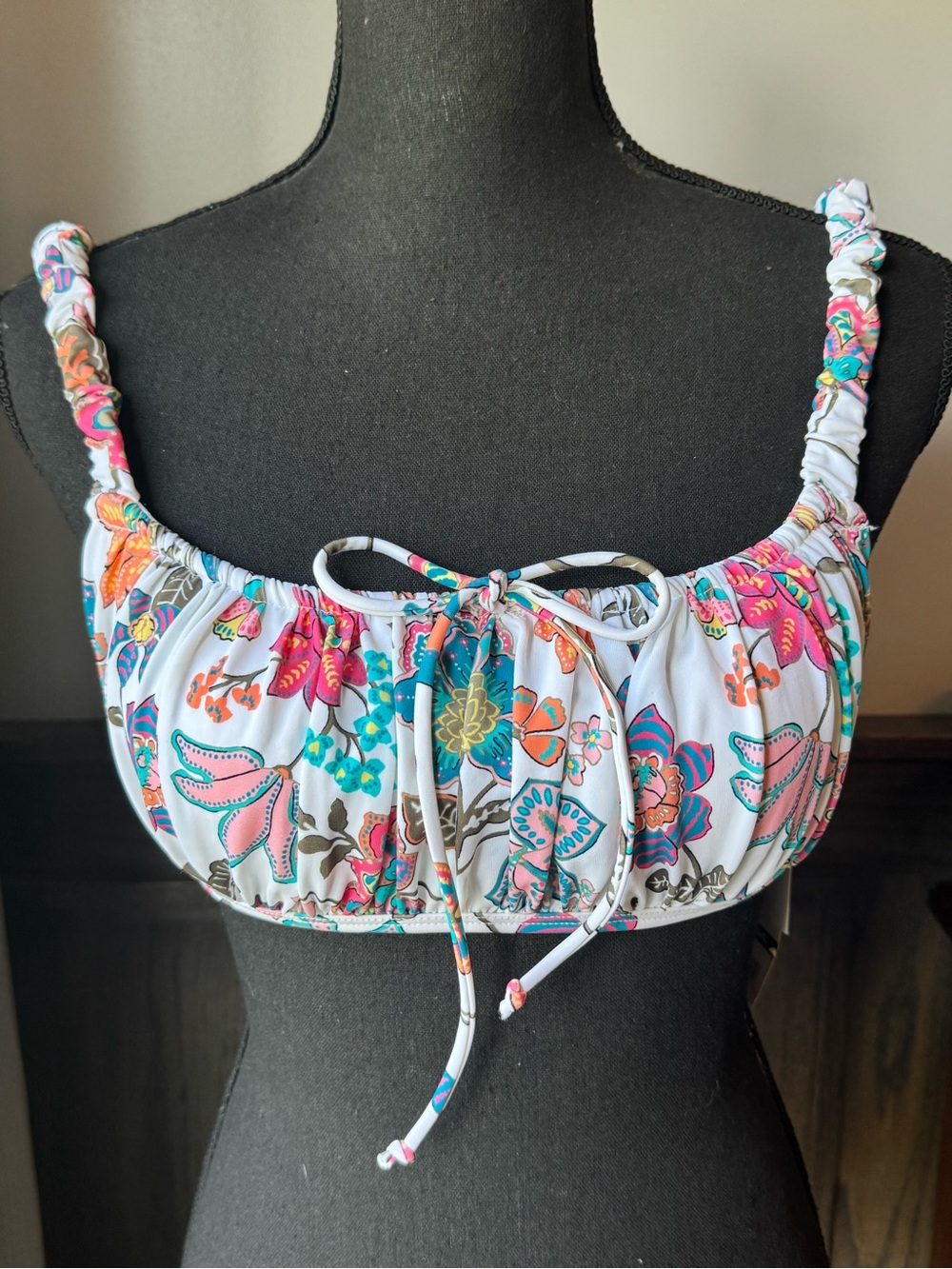 Sundazed Floral Printed Bikini Top - Multicolor 34 B/C - Picture 2 of 7
